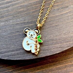 Cute koala necklace.